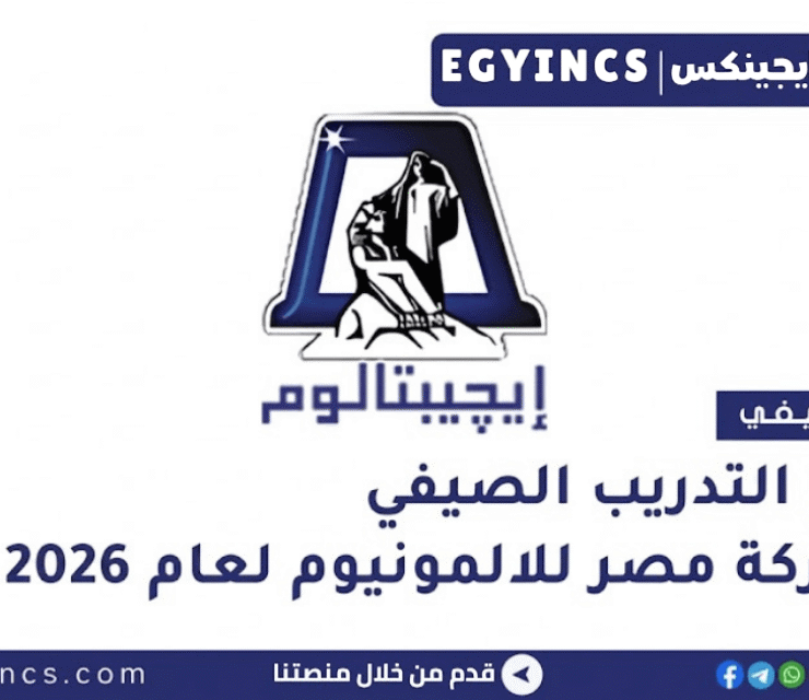 برنامج التدريب الصيفي في شركة مصر للالمونيوم لعام 2026 Egyptalum Summer Internship Program