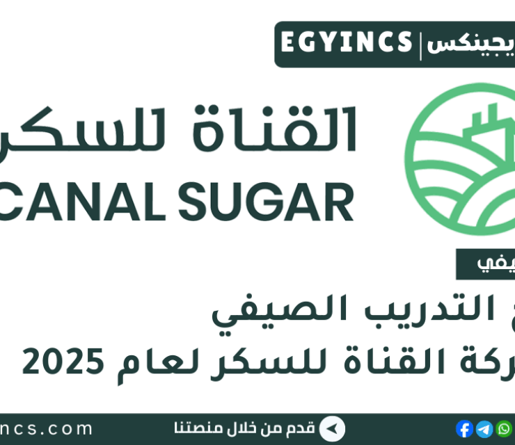 برنامج التدريب الصيفي في شركة القناة للسكر لعام 2025 Canal Sugar Summer Internship Program