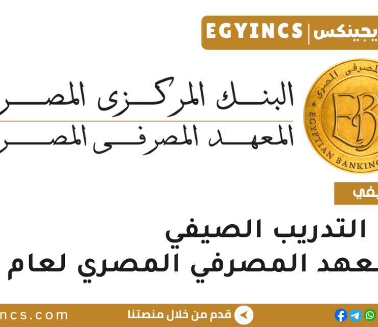 برنامج التدريب الصيفي في المعهد المصرفي المصري لعام 2025 Egyptian Banking Institute EBI Summer Internship Program