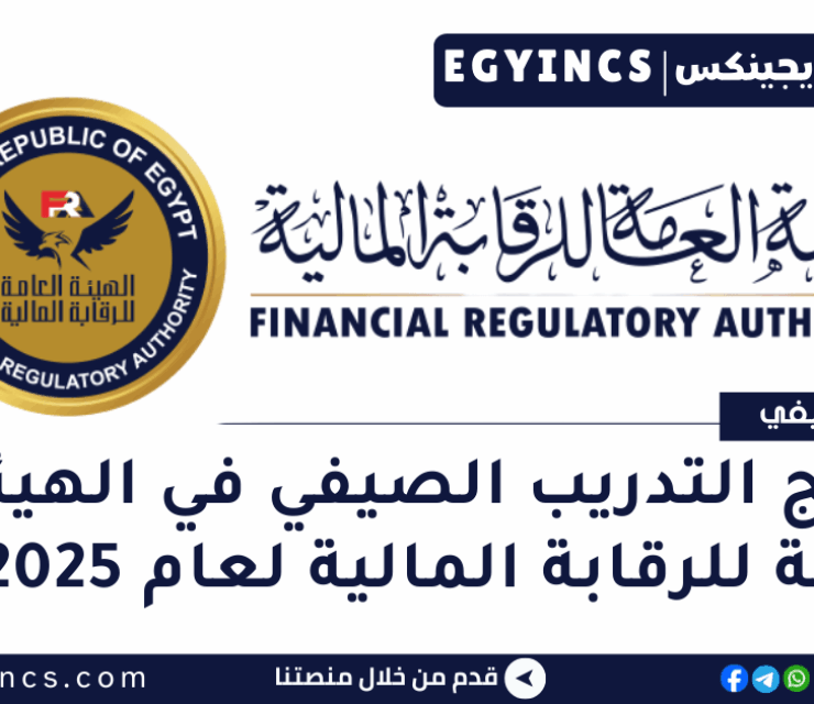 برنامج التدريب الصيفي في الهيئة العامة للرقابة المالية لعام 2025 Financial Regulatory Authority FRA Summer Internship