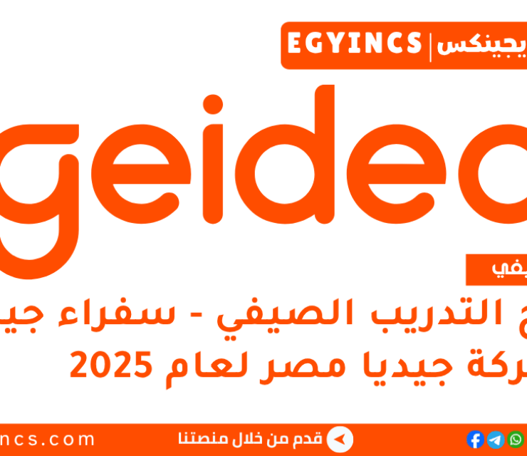 برنامج التدريب الصيفي – سفراء جيديا في شركة جيديا مصر لعام 2025 Geidea Egypt Ambassador Summer Internship Program