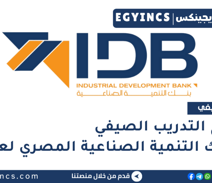 برنامج التدريب الصيفي في بنك التنمية الصناعية المصري لعام 2025 Industrial Development Bank IDB Summer Training Program