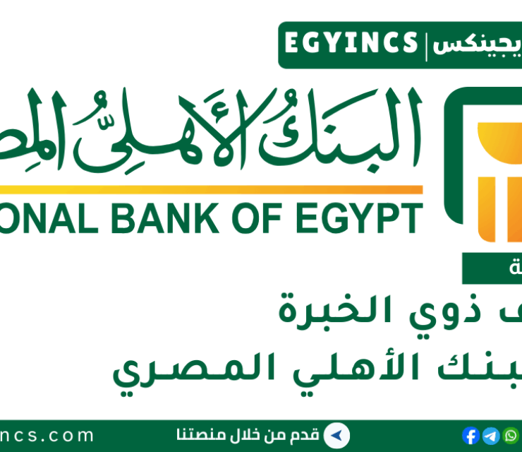 وظائف ذوي الخبرة في البنك الأهلي المصري National Bank of Egypt NBE Experience Jobs