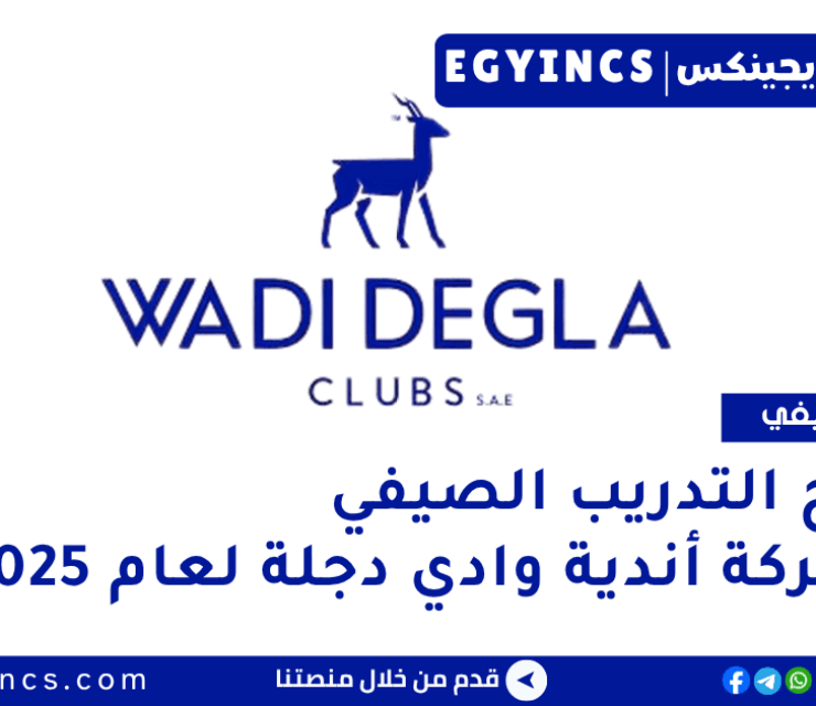 برنامج التدريب الصيفي في شركة أندية وادي دجلة  لعام 2025 Wadi Degla Clubs Company Summer Internship Program