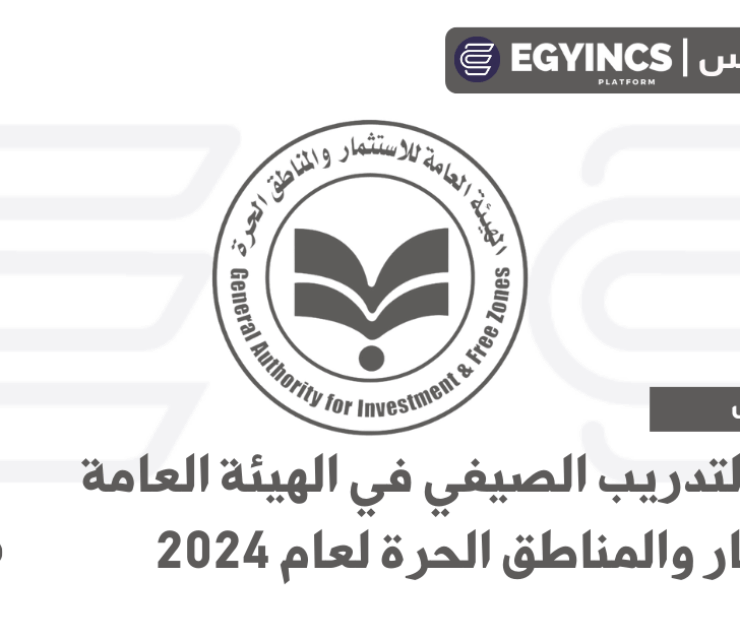 برنامج التدريب الصيفي في الهيئة العامة للاستثمار والمناطق الحرة لعام 2024 General Authority for Investment and Free Zones GAFI Summer Internship